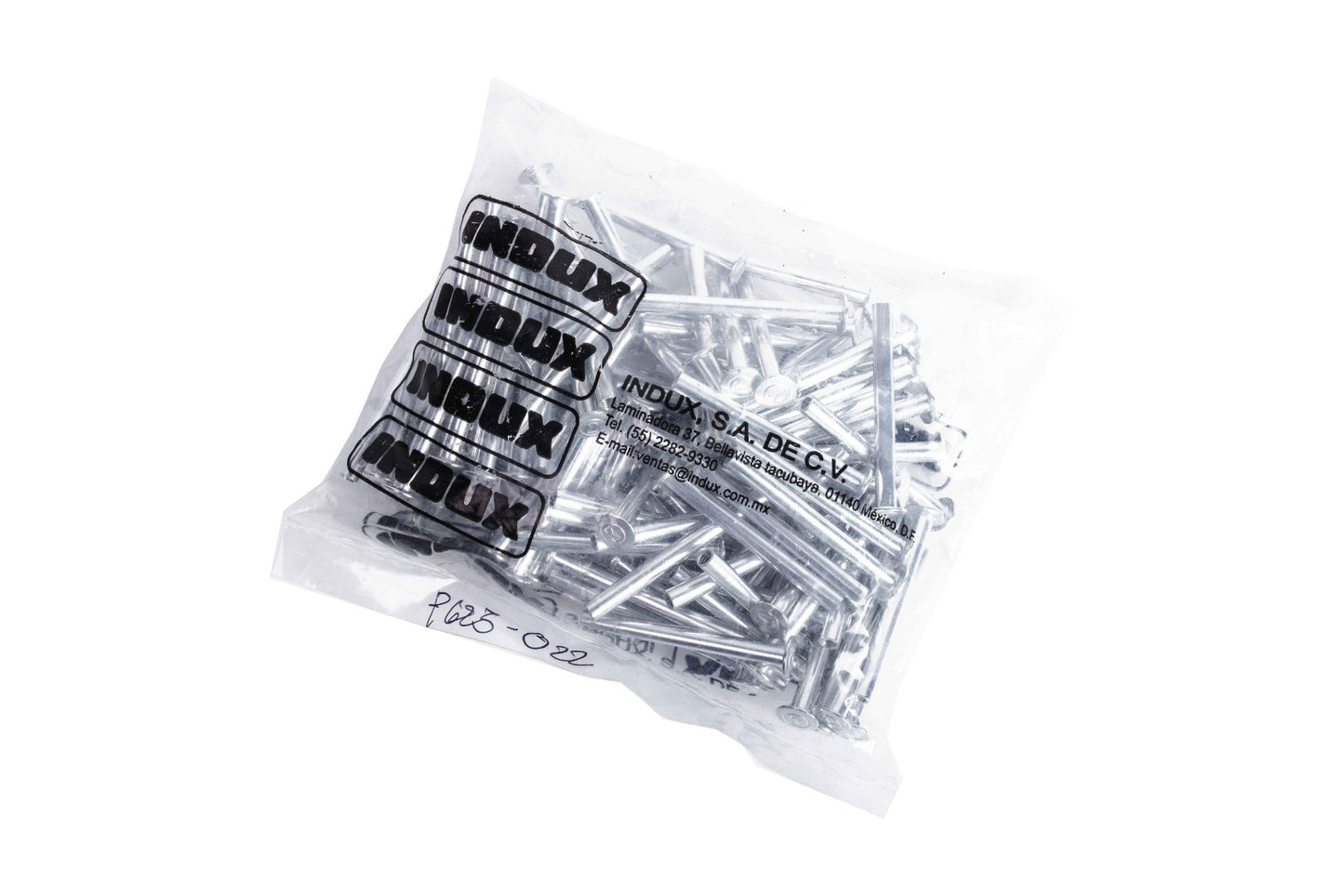 Postes para archivo de aluminio con 100 pzs.