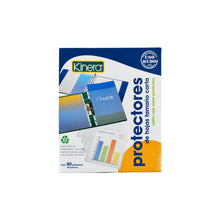 Protector de hojas Kinera tamaño carta 369 con 50 pzas.