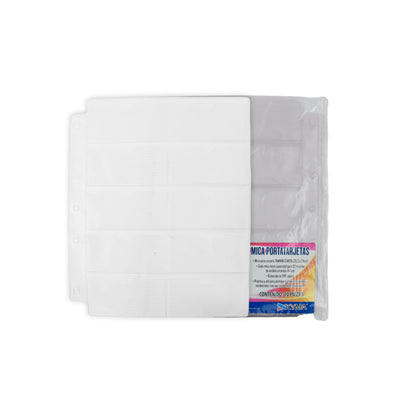 Protector de tarjetas Kyma tamaño carta con 10 pzas.