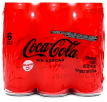 REFRESCO DE LATA COCA-ZERO 355 ML PAQUETE CON 6 PZS