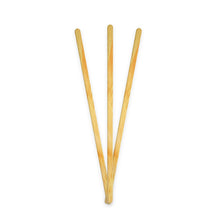 Agitador de madera para bebidas.