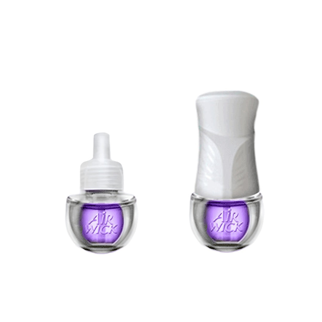 REPUESTO DE AROMATIZANTE AMBIENTAL AIR WICK ACEITES ESCENCIALES LAVANDA Y MANZANILLA 21 ML BLISTER CON 2 FRASCOS