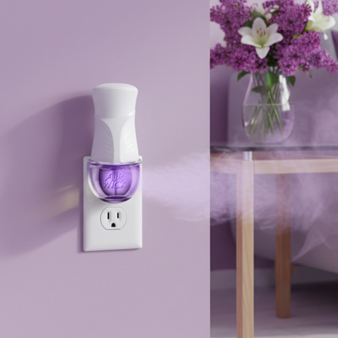 REPUESTO DE AROMATIZANTE AMBIENTAL AIR WICK ACEITES ESCENCIALES LAVANDA Y MANZANILLA 21 ML BLISTER CON 2 FRASCOS