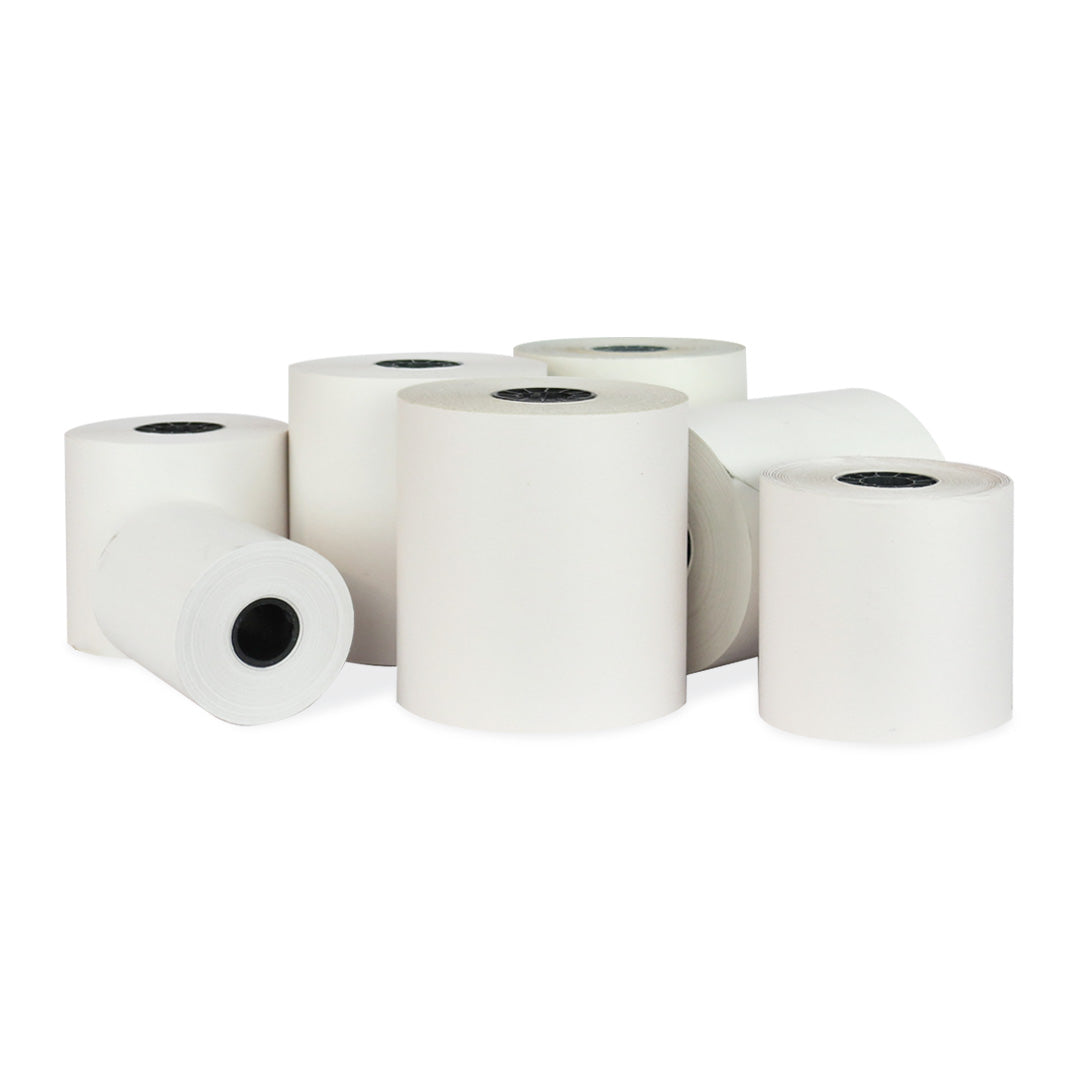 Rollo autocopiante 76 x 70 mm de 2 tantos blanco / amarillo.
