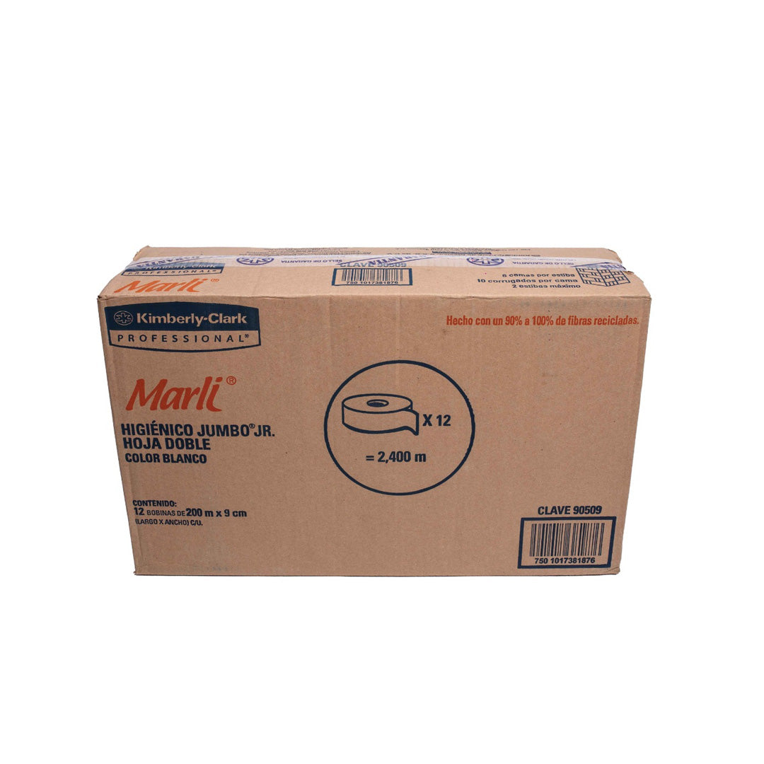 Papel higiénico Marli Jumbo con 12 rollos 90531