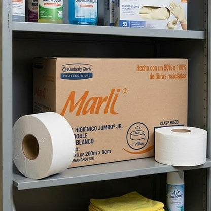 Papel higiénico Marli Jumbo con 12 rollos 90531