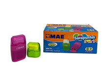 Sacapuntas Doble con deposito y goma MAE