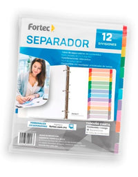 Separador Fortec tamaño carta.