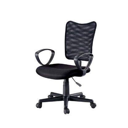 Silla Kira Winchester en malla negro.