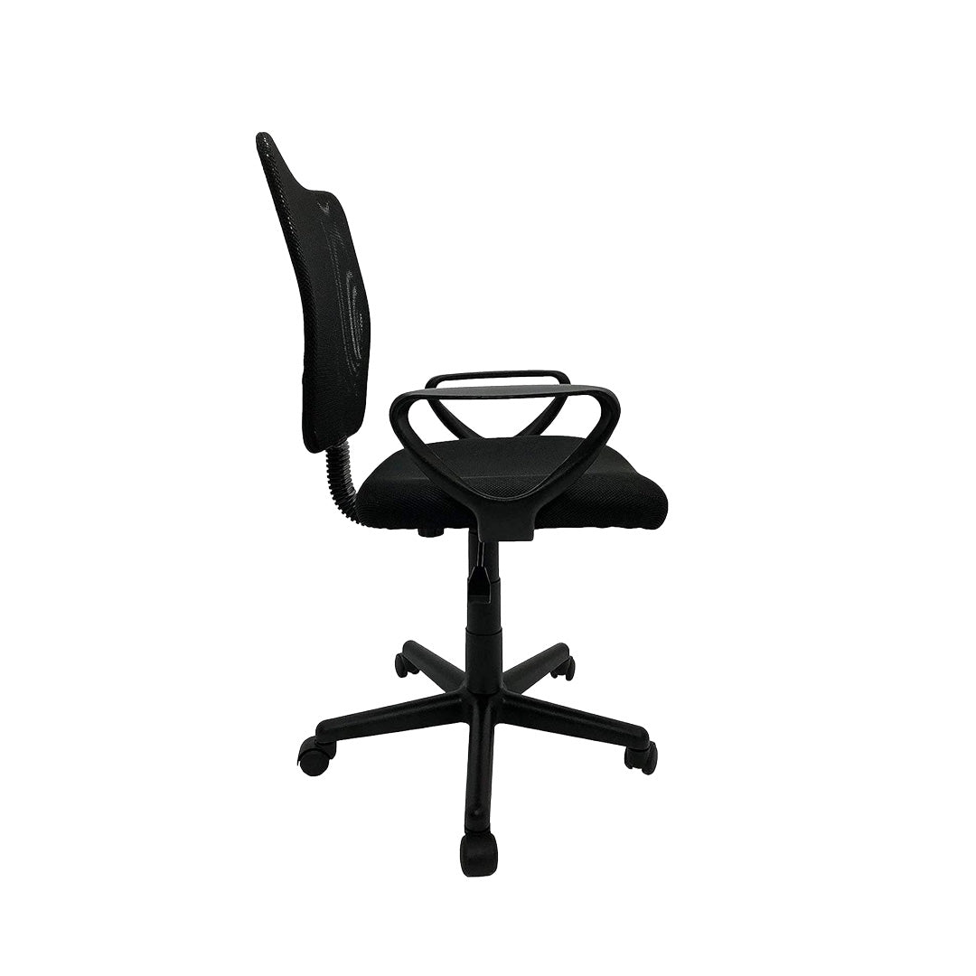 Silla Kira Winchester en malla negro.