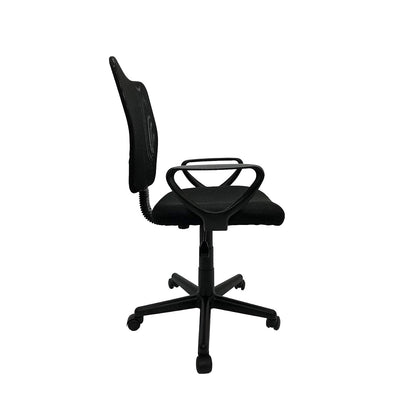 Silla Kira Winchester en malla negro.