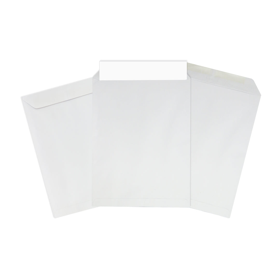 Sobre bolsa blanca carta paquete B-23-BG con 50 pzas.