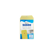 Sobres de Bolsa Manila con Hilo Fortec con 25 pzas.