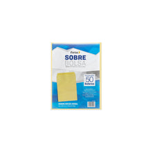 Sobres de Papel con Solapa Manila Engomada Fortec 50 pzas.