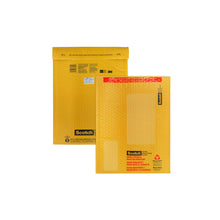 Sobre de envío con envoltura de plástico burbuja Scotch 3M amarillo.