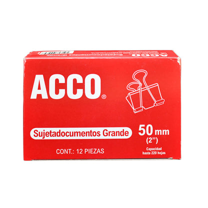 Sujeta documentos Acco con 12 pzas.