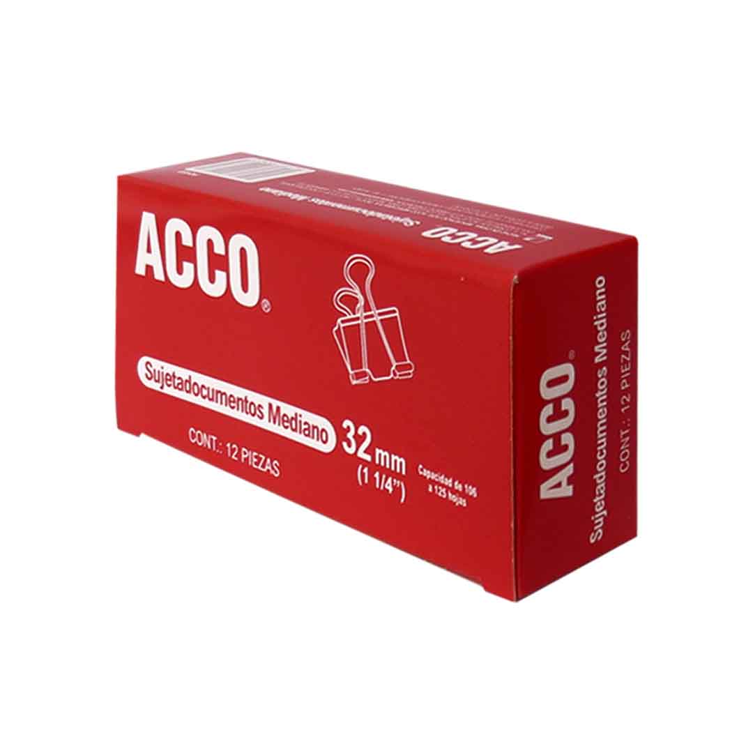 Sujeta documentos Acco con 12 pzas.