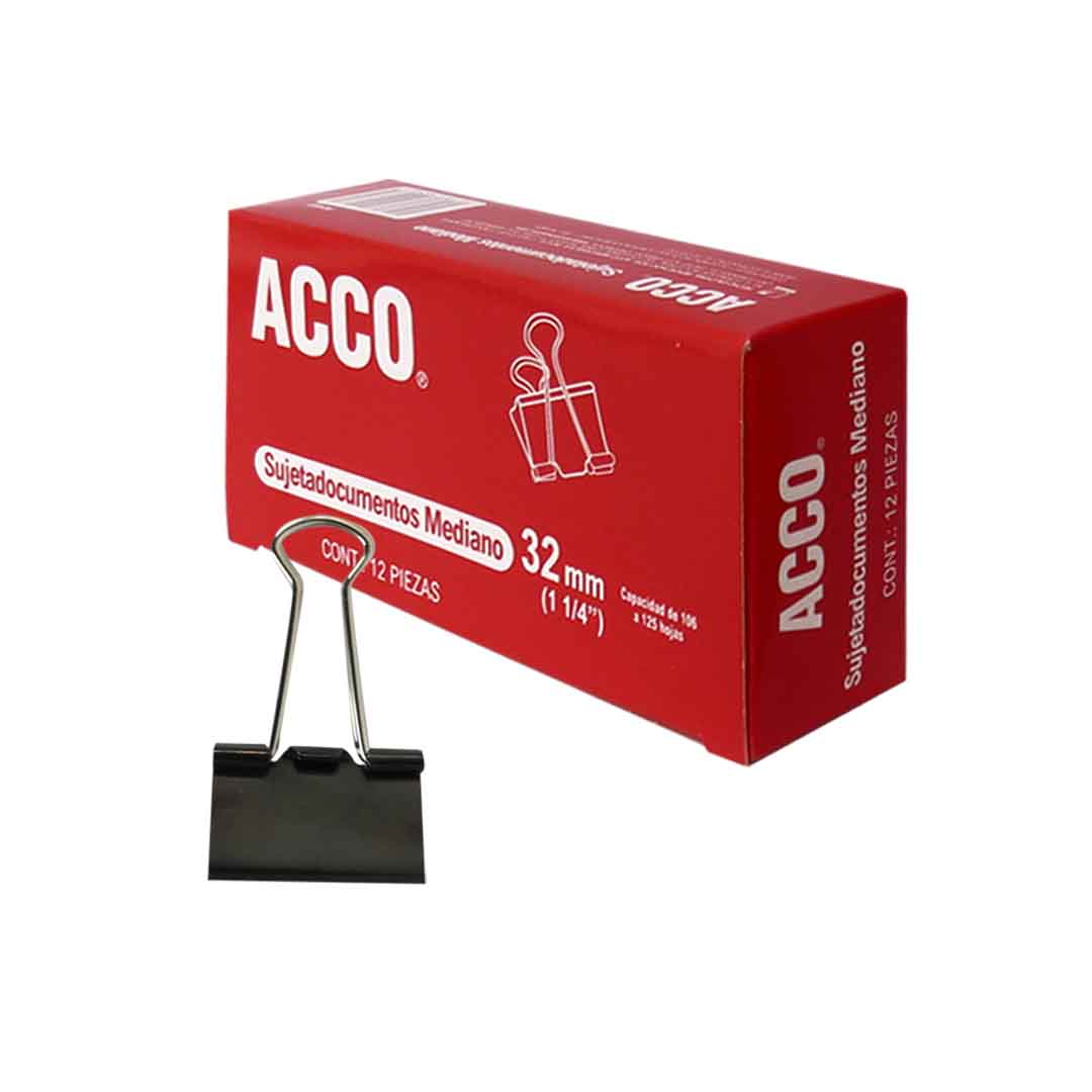 Sujeta documentos Acco con 12 pzas.