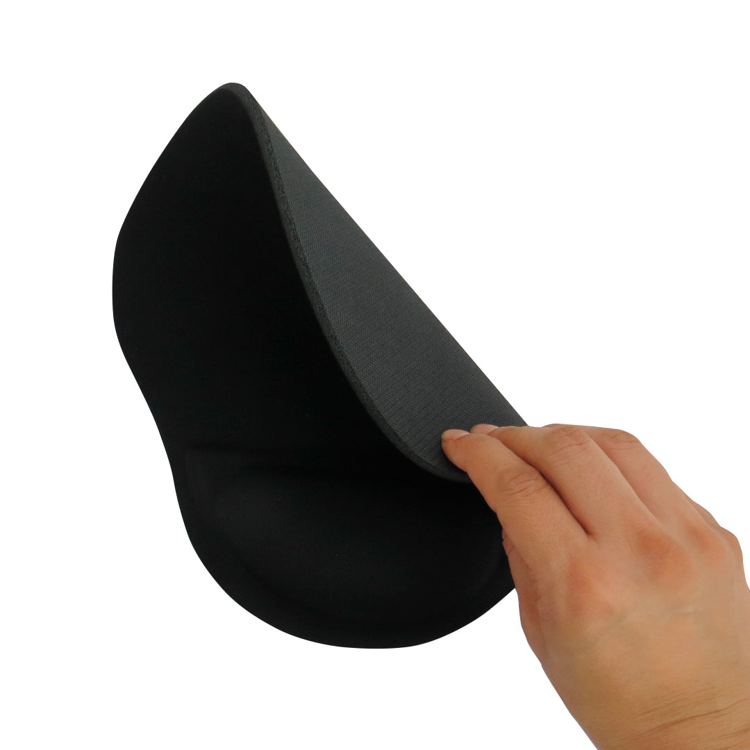 Tapete Mouse Pad ergonómico con gel negro PC-041078