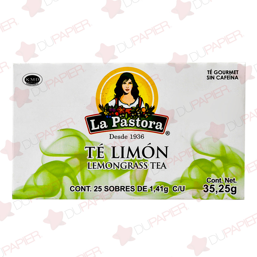 Té La pastora caja con 25 sobres.