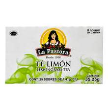 Té La pastora caja con 25 sobres.