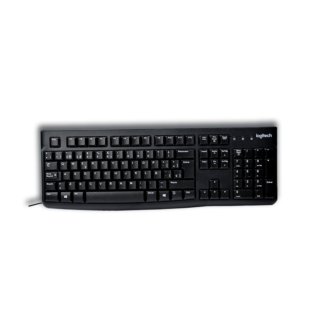 Teclado alámbrico Perfect choice PC-200970 negro.
