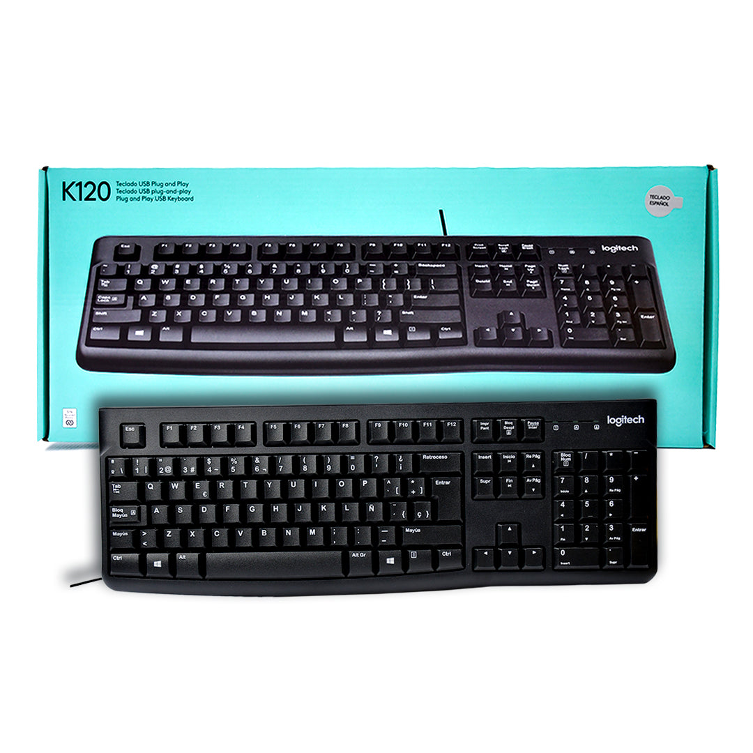 Teclado alámbrico Perfect choice PC-200970 negro.