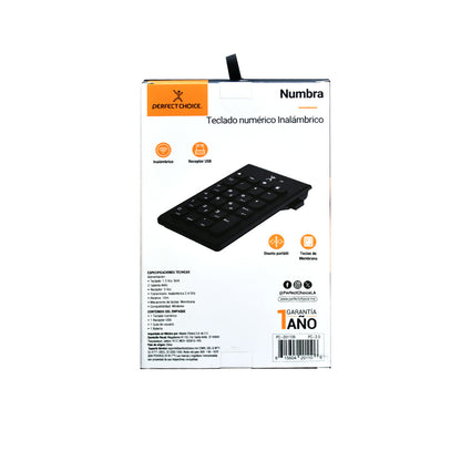 Teclado numérico inalámbrico PC-201106