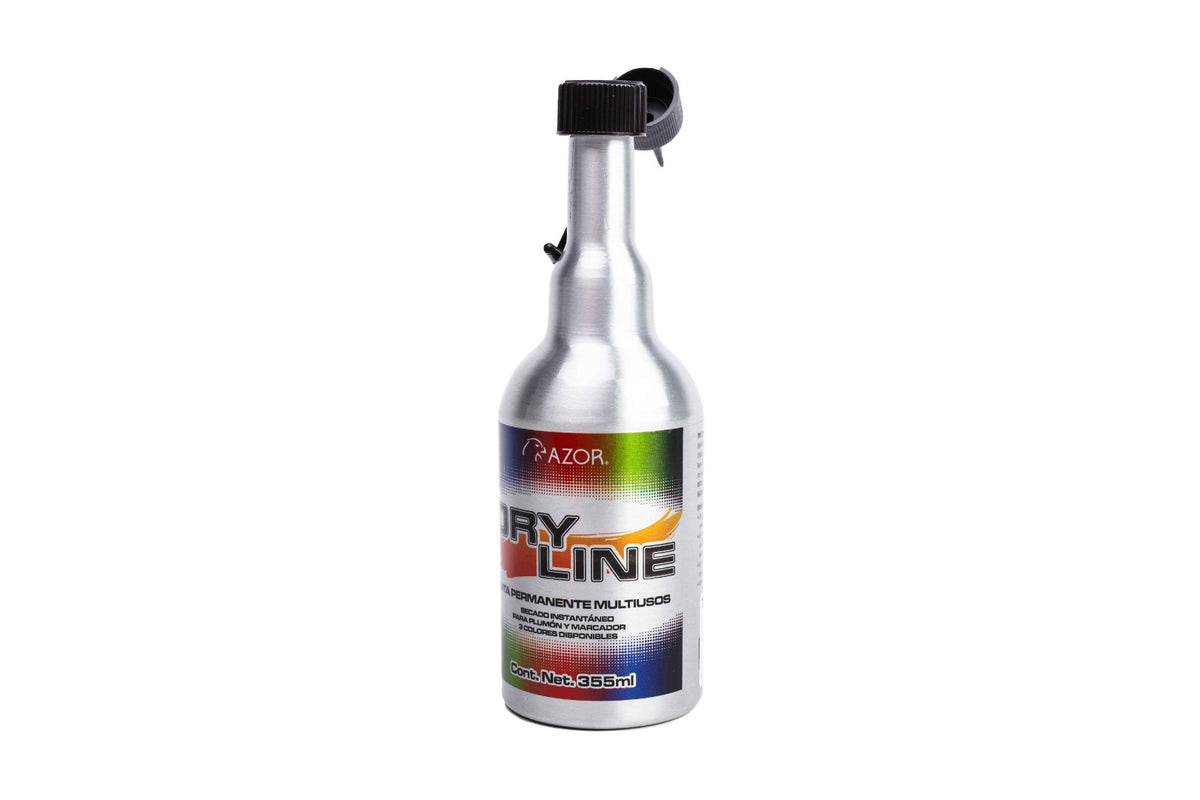 Tinta DRY LINE Para marcador negro de 355ml.