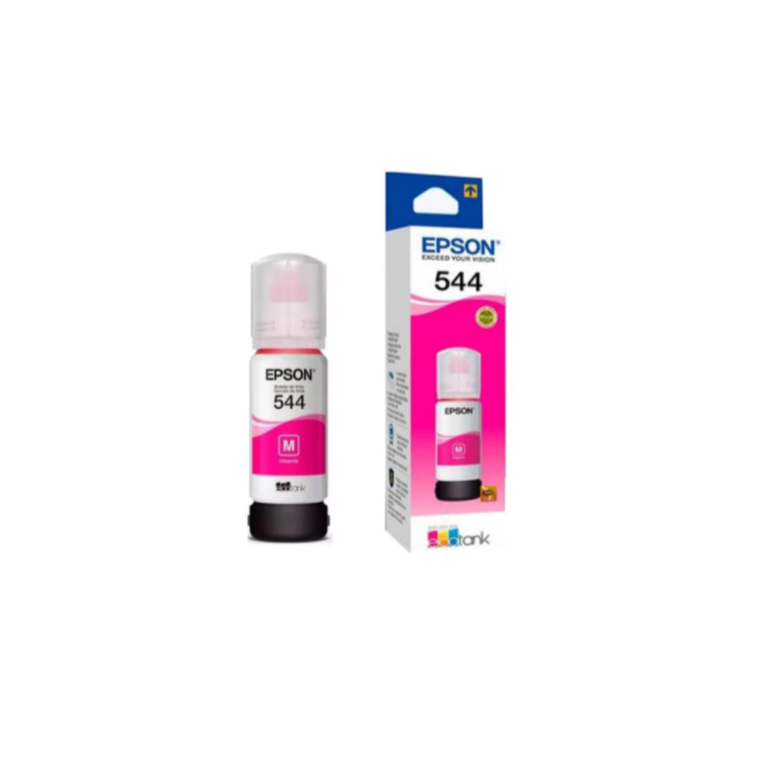 Botella de tinta EPSON T544 T544320AL, magenta.