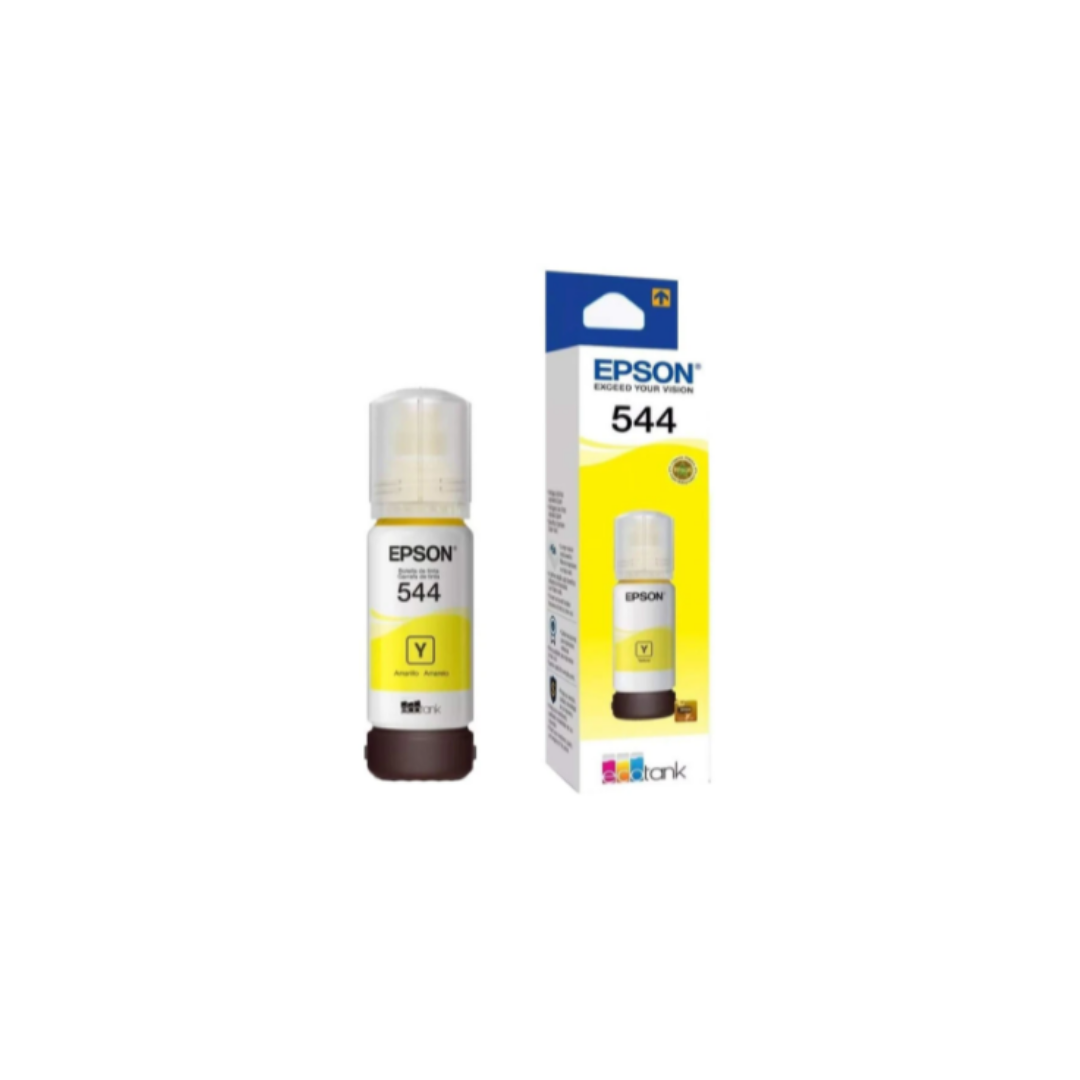 Botella de tinta Epson T544 T544420AL, amarillo.