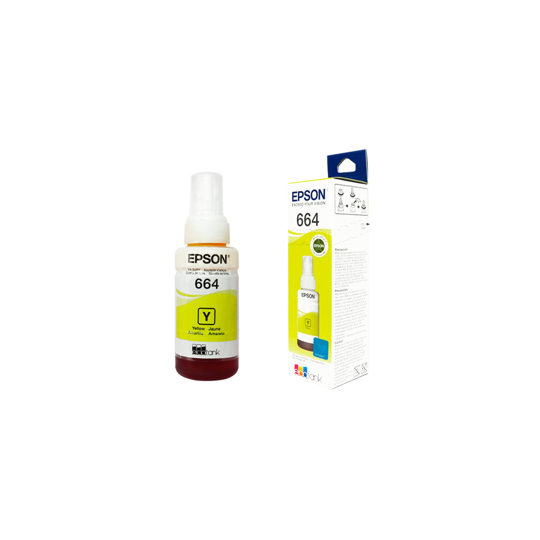 Botella de tinta Epson T664 T664420AL, amarillo