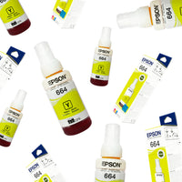 Botella de tinta Epson T664 T664420AL, amarillo