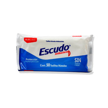 Escudo Toallitas Húmedas Antibacteriales 50 pzas.
