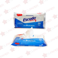 Escudo Toallitas Húmedas Antibacteriales 50 pzas.