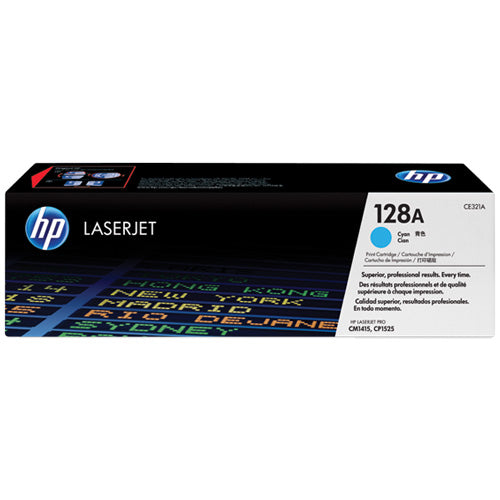 TONER 128A CE321A CYAN 1300 PAGINAS