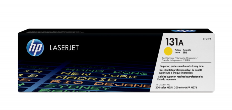 TONER 131A CF212A AMARILLO 1800 PAGINAS