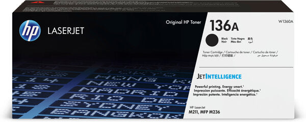TONER 136A W1360A NEGRO 1150 PAGINAS