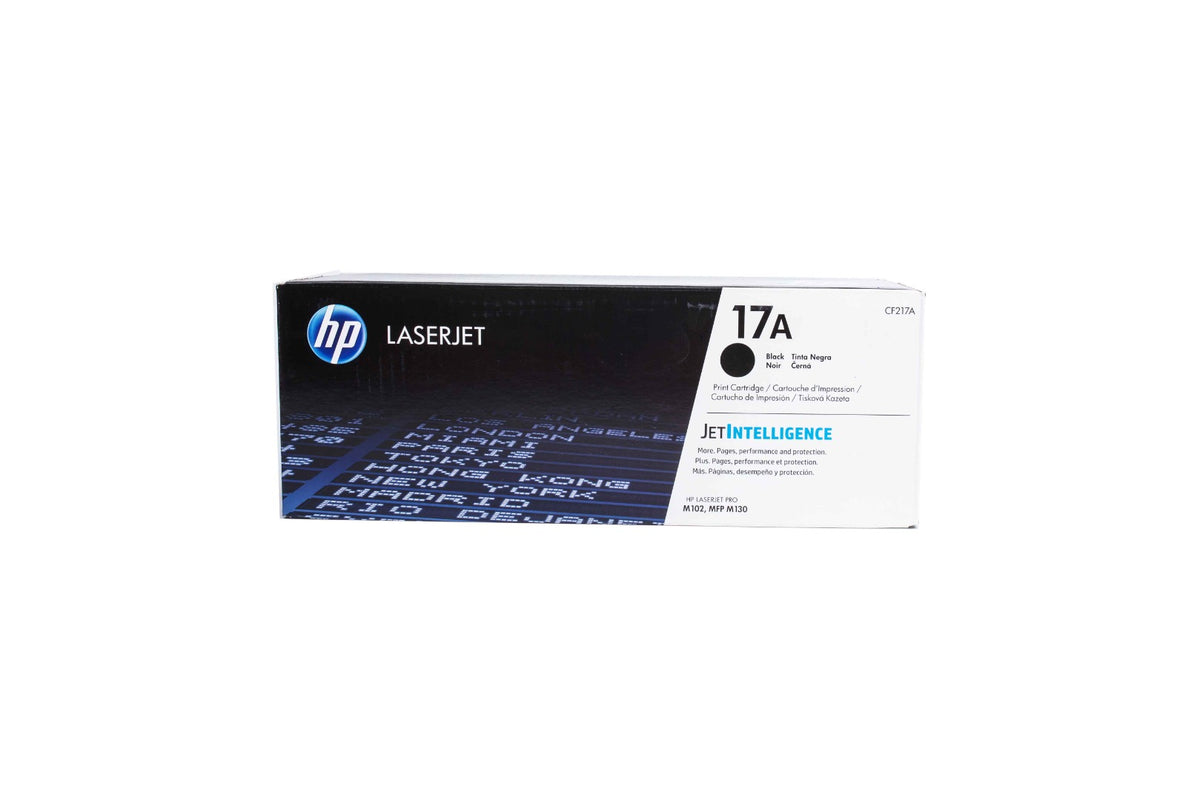 Tóner HP 17a cf217a negro, 1600 páginas