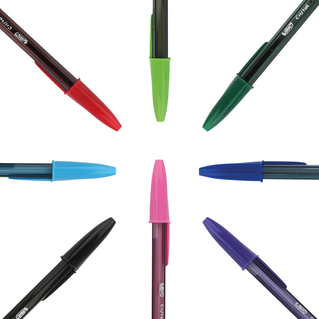Bolígrafos Bic Cristal Fashion punta ultrafina con 10 pzas. – Du