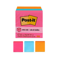 MINI CUBO NOTAS ADHESIVAS POST-IT 1.8 X 1.8 PULGADAS 2051N DE 400 HOJAS