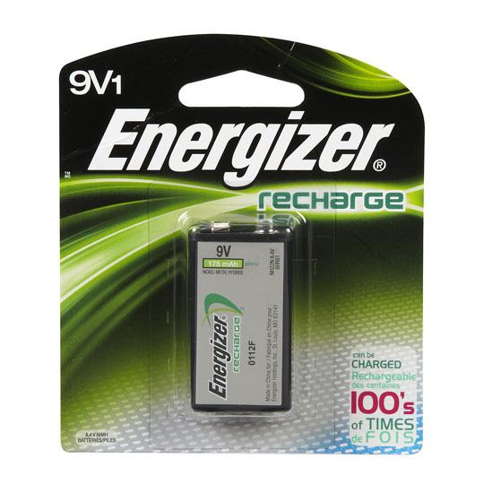 PILA RECARGABLE CUADRADA 9 VOLTS
